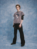 SOD Co. Artwork Print Distressed Washed Tee