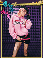 MEDM × JOJO Accent Drawstring Print Hoodie