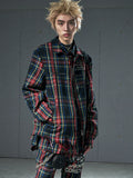 VENTUREK Tartan Check Embroidered Fringe Jacket