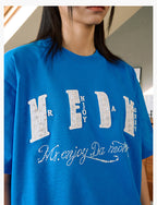 MEDM Pearl Lace Patch Embroidery Tee