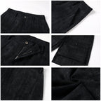 NOVACAM Camouflage & Black Baggy Work Cargo Shorts