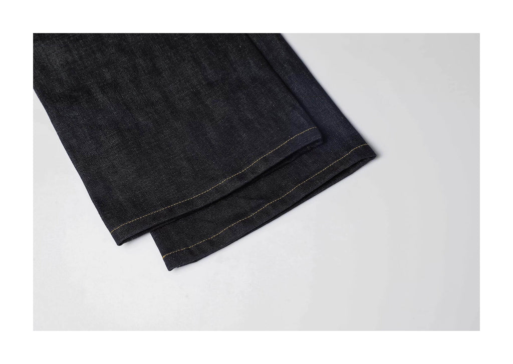 KARMANISTIC Contrast Back Pocket Original Baggy Jeans