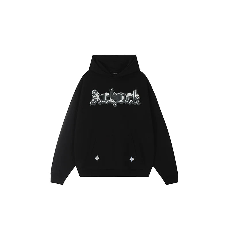 Achock Printed Logo Embroidery Hoodie