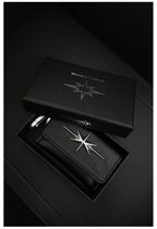 Remedy Metal Studded Keychain Coin Card Leather Wallet