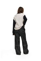 ANTIDOTE 3D Cut Stitched Denim Jeans