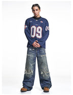 F3F Select 09 Numbered Mesh Long Sleeve Hockey Jersey