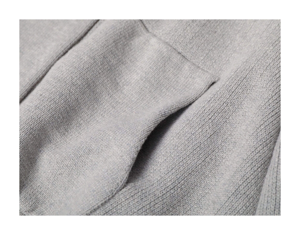 KARMANISTIC Embroidered Zip Up Knit Hoodie