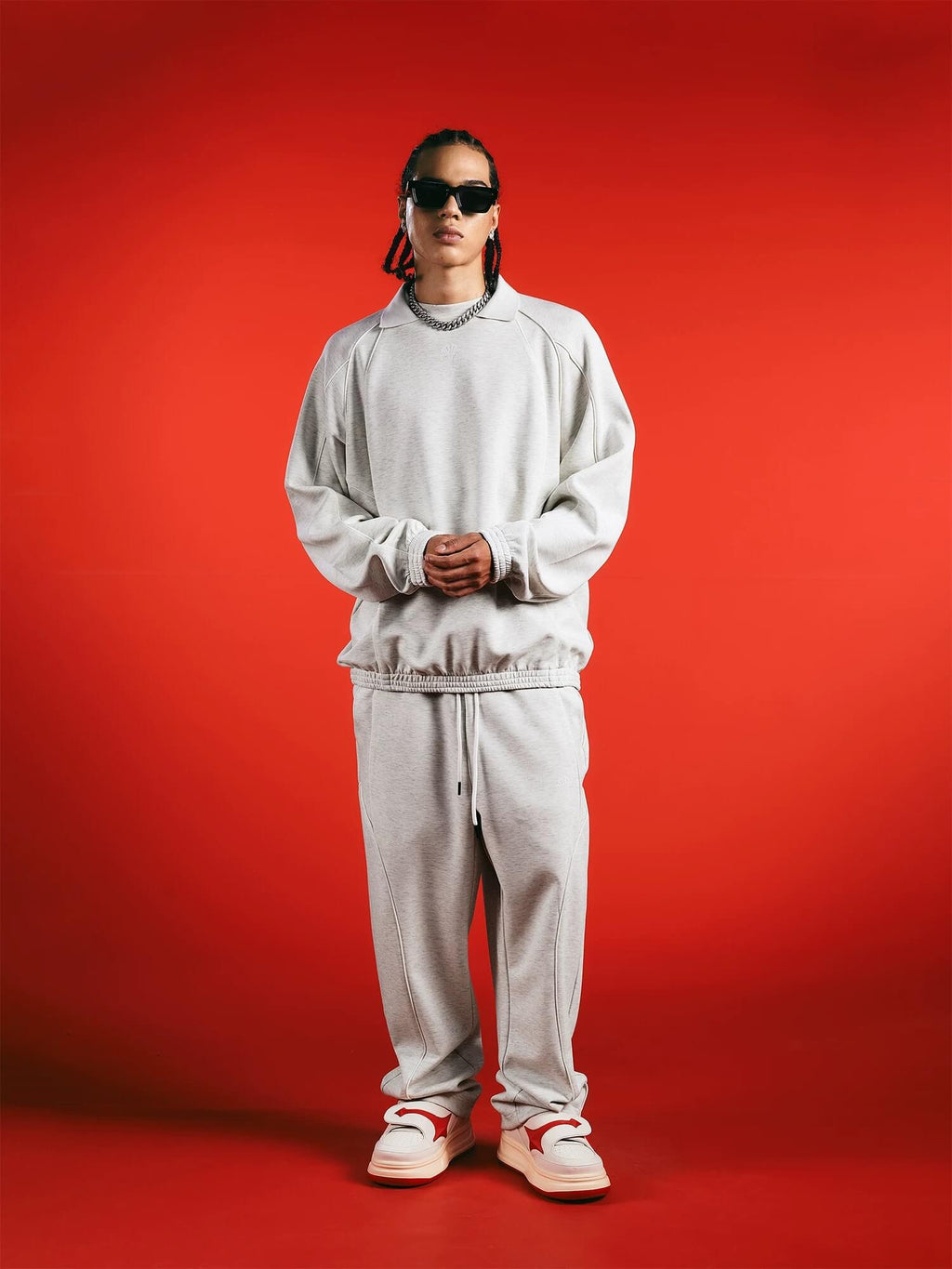 1807 HERE Line Pattern Sweatpants