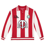 MEDM Polo Collar Embroidered Knit Sweater
