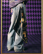 MEDM × JOJO Character Print Scarf