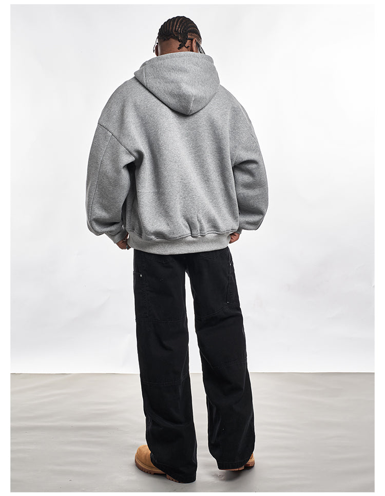 F3F Select Basic Oversize Zip Up Hoodie