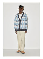 EMPTY REFERENCE Snow Mountain Stitching Cardigan