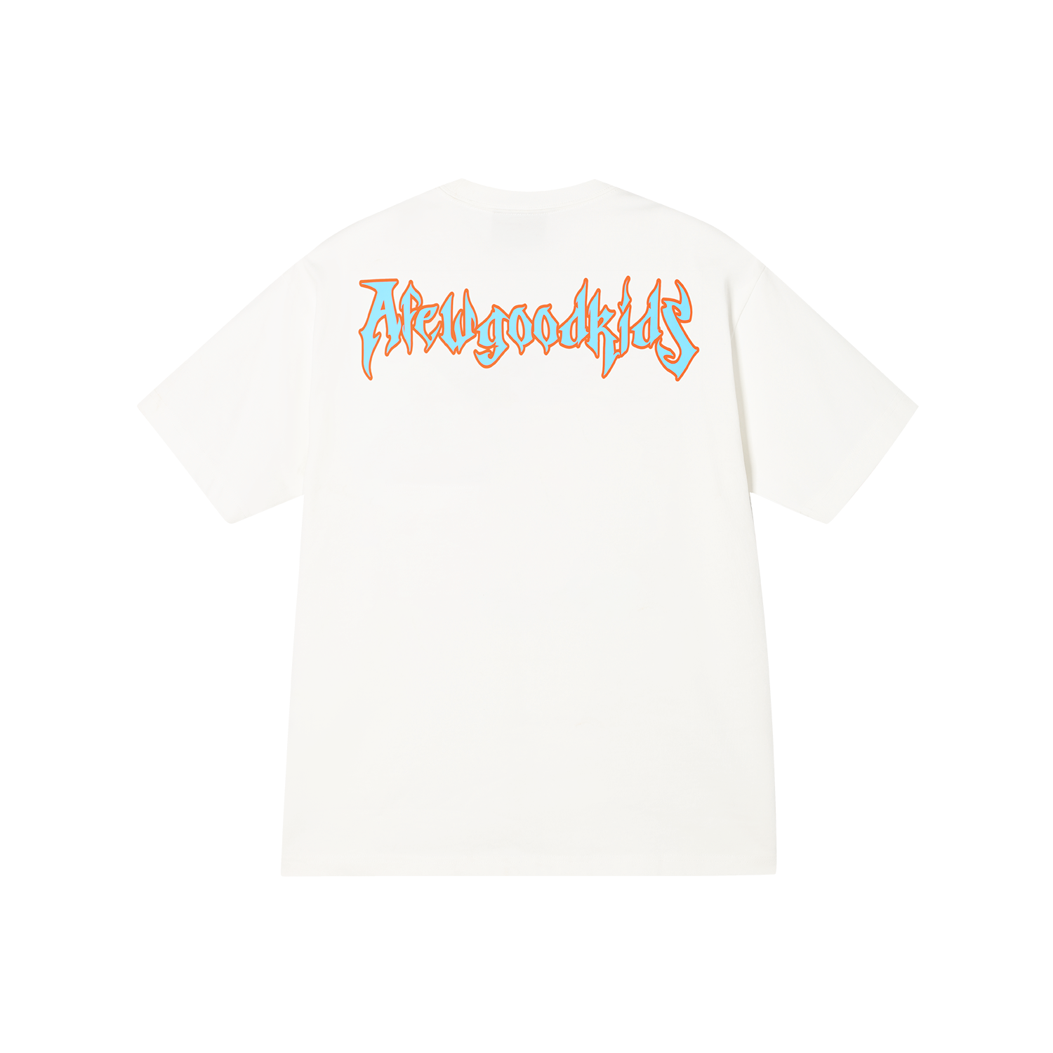 AFGK Metal Music Embroidered Label Printed Tee