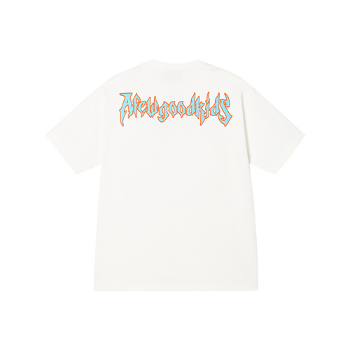 AFGK Metal Music Embroidered Label Printed Tee