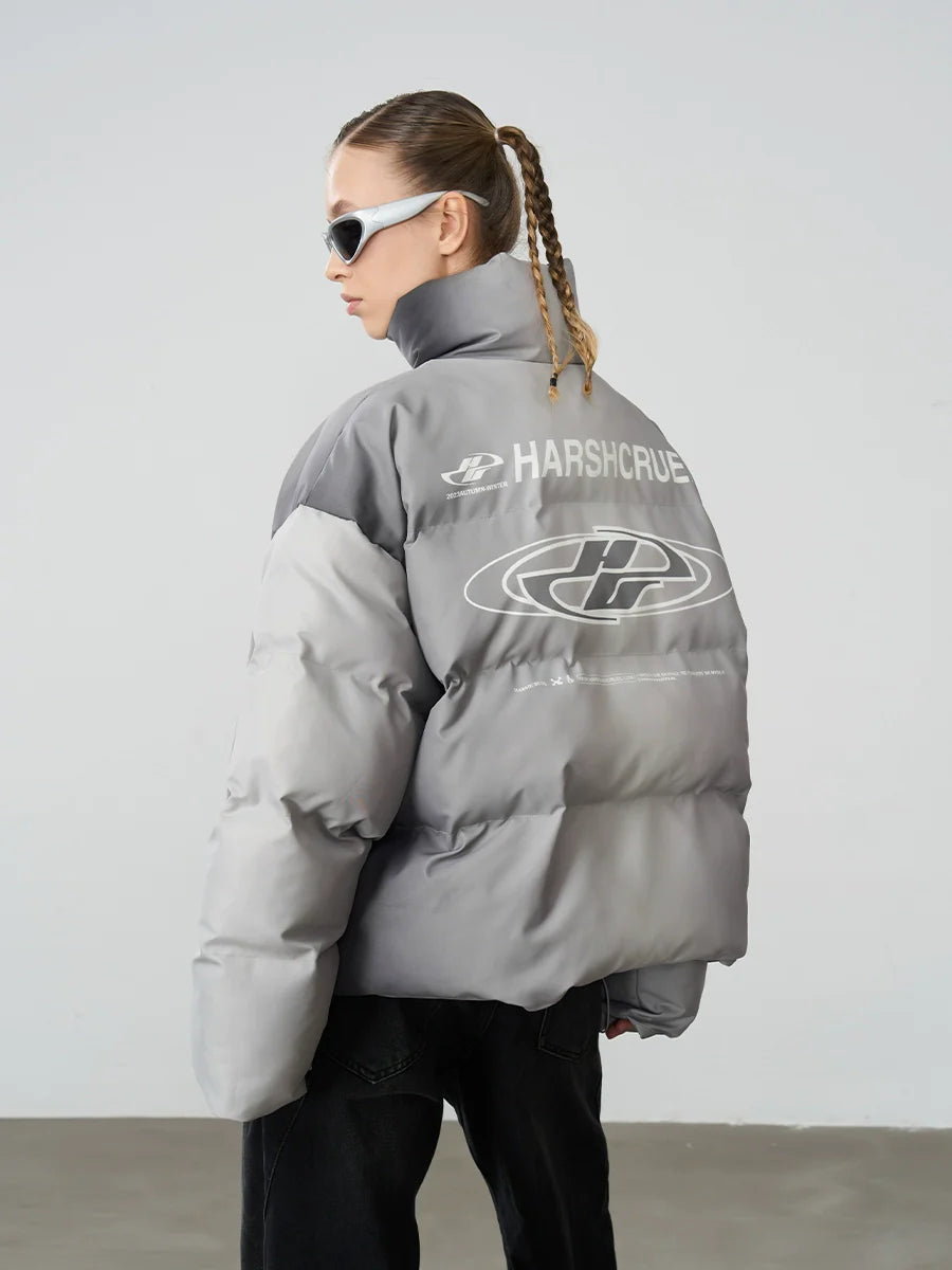 Harsh and Cruel Dynamic Logo Printed Loose Jacket