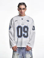F3F Select 09 Numbered Mesh Long Sleeve Hockey Jersey