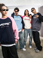 VOTE Star Logo & Contrast Color Sweatshirt