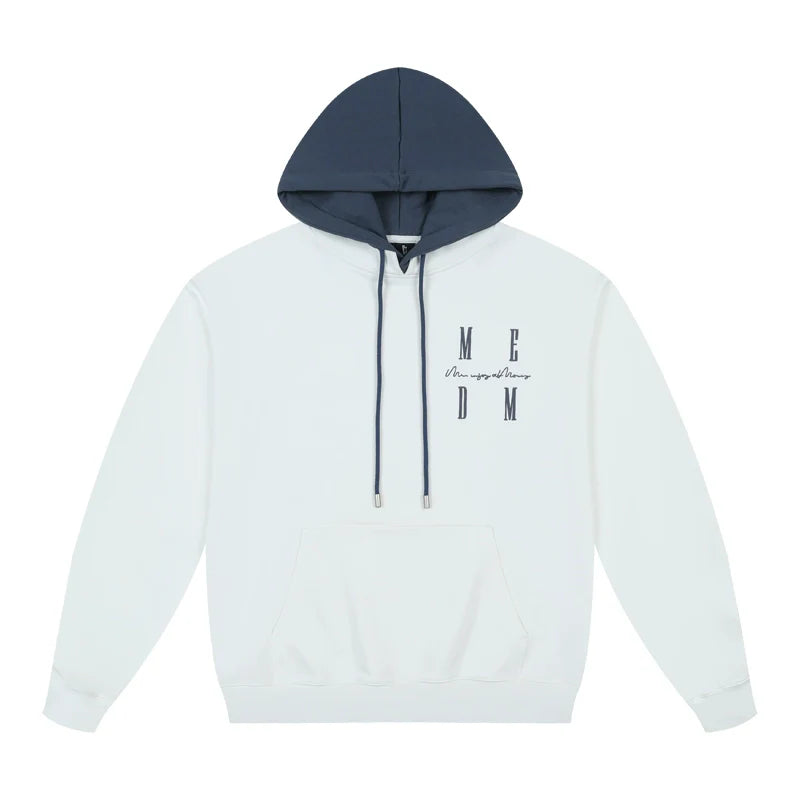 MEDM Layered Look Color Block Hoodie