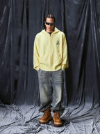1807 STILLGOING Jacquard Knit Zip Up Hoodie