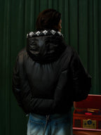 YADcrew Detachable Pearl Hood Down Jacket