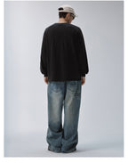 F2CE Washed Dark Print Long Sleeve Tee