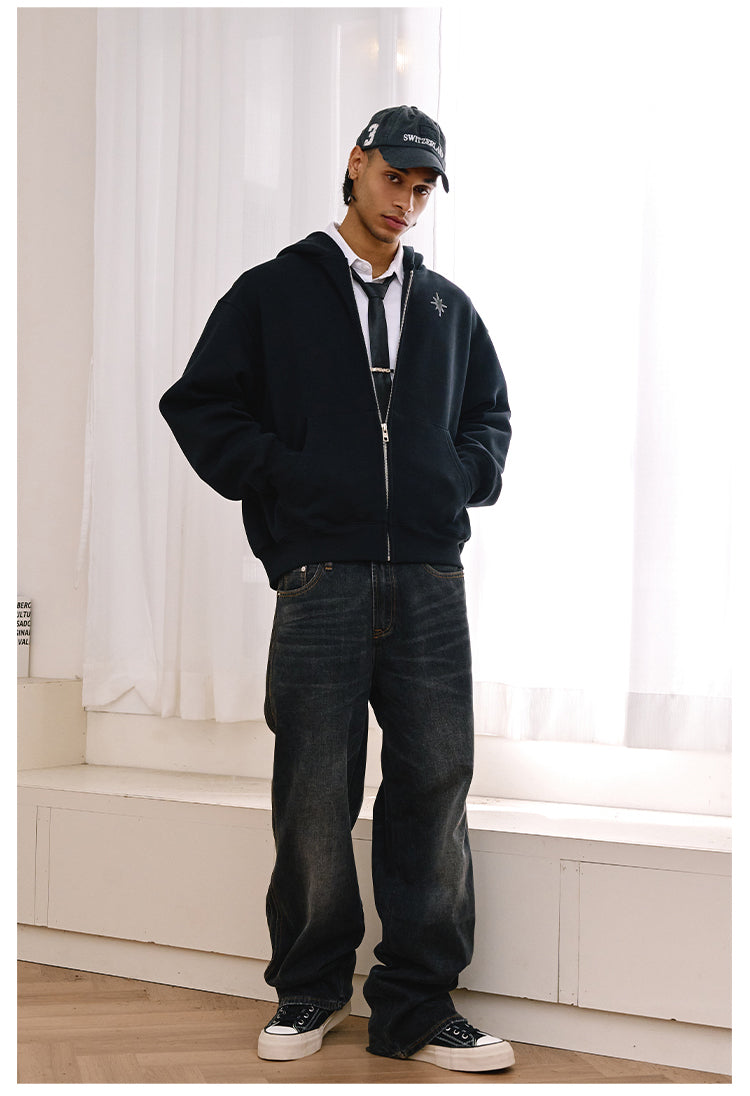 Remedy RMD 3D Gel Print Zip Up Hoodie