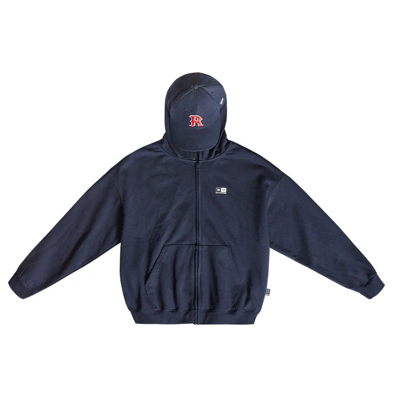 Remedy Baseball Cap Hood Zip Up Hoodie