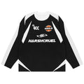 Harsh and Cruel Contrast Splicing Jersey Knit Sweater
