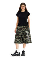 F3F Select Camo Calligraphy Embroidered Baggy Sweat Shorts