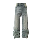 YADcrew Jeweled Rhinestone Whisker Washed Jeans