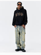 MEDM Leopard Faux Fur Layered Hoodie