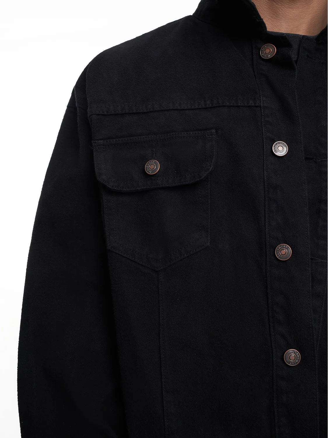 F3F Select Tough Black Denim Jacket