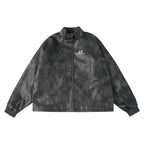 Labt PU Leather Structured Racing Jacket