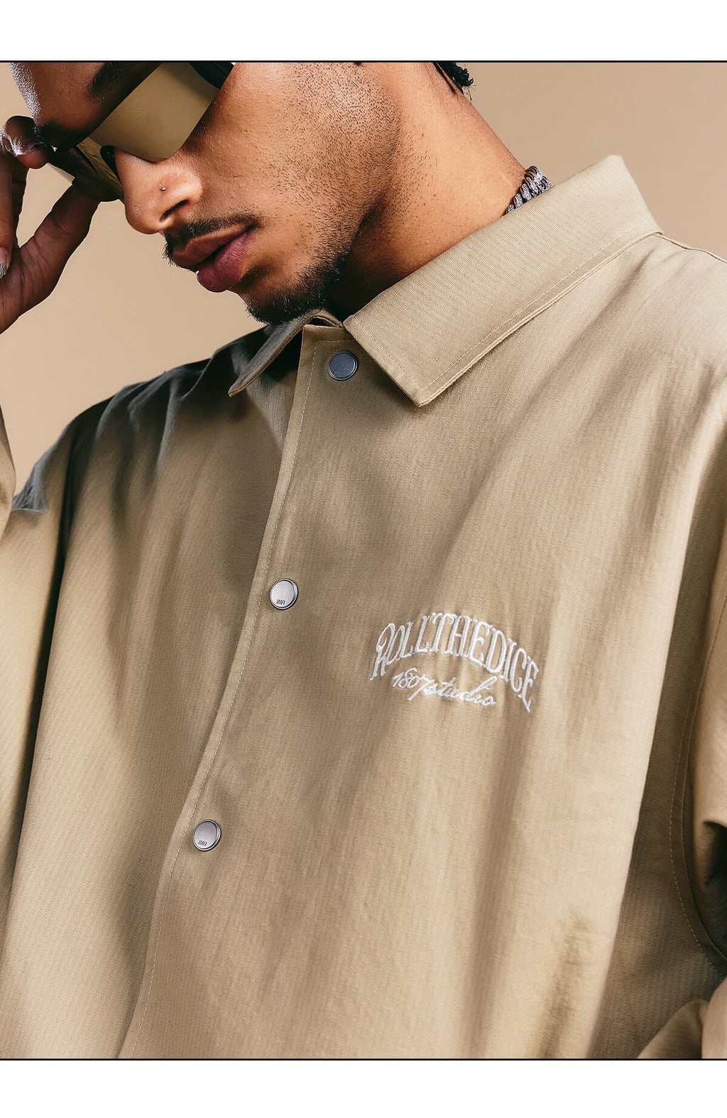 1807 ROLLTHEDICE Chain Stitched Coach Jacket