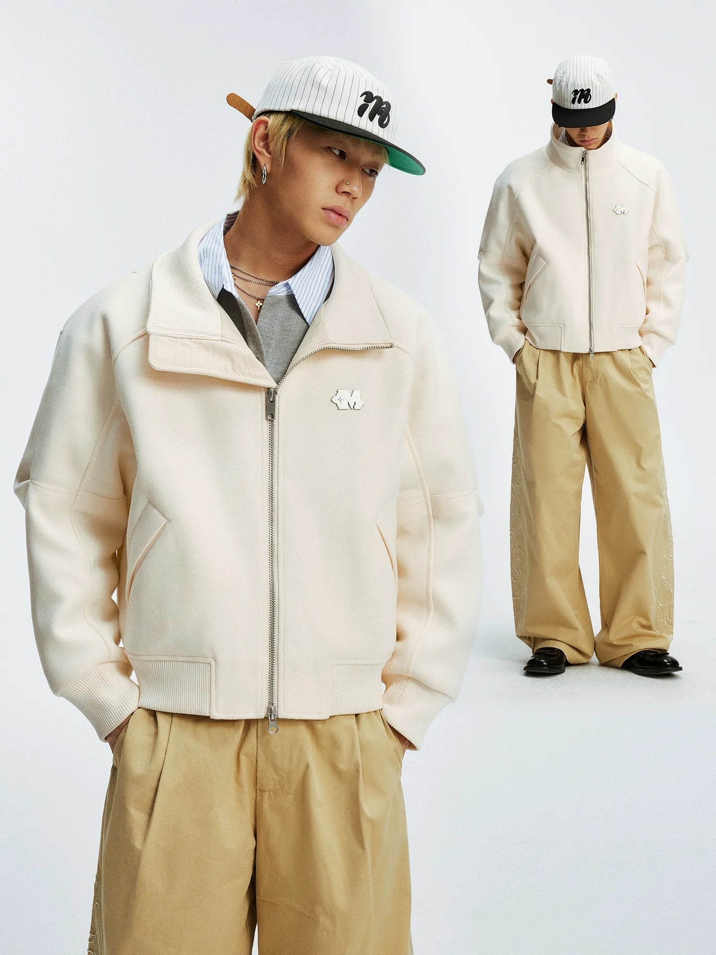 MEDM Metal Logo Tweed Jacket