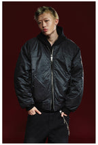 Remedy Pleated Back Design MA-1 Bomber Jacket