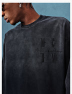MEDM Gradient Washed Long Sleeve Tee