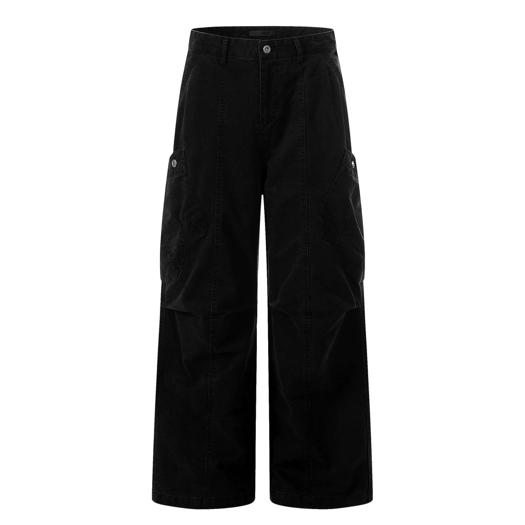 F3F Select Black Utility Baggy Cargo Pants