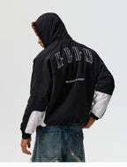 MEDM Reversible Leopard Fur Hooded Track Jacket