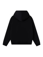 JUST VIBE Basic JV Logo Embroidered Hoodie