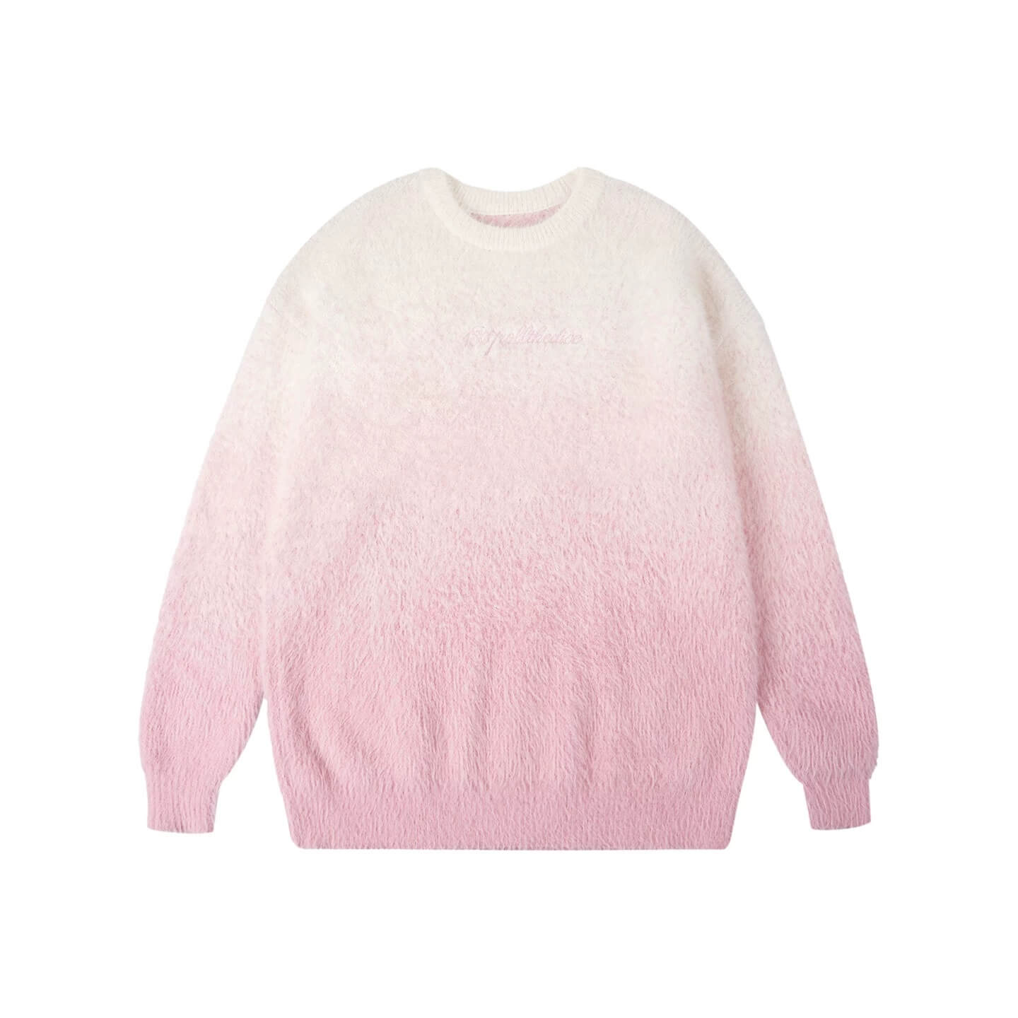 1807 Gradient Faux Mink Fur Knit Sweater