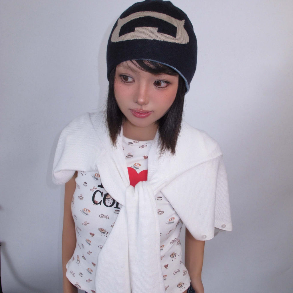 EVILKNIGHT(EK) Devil's House Reversible Beanie