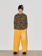 LIBERAFIT Hand Painted Polar Fleece Baggy Sweatpants