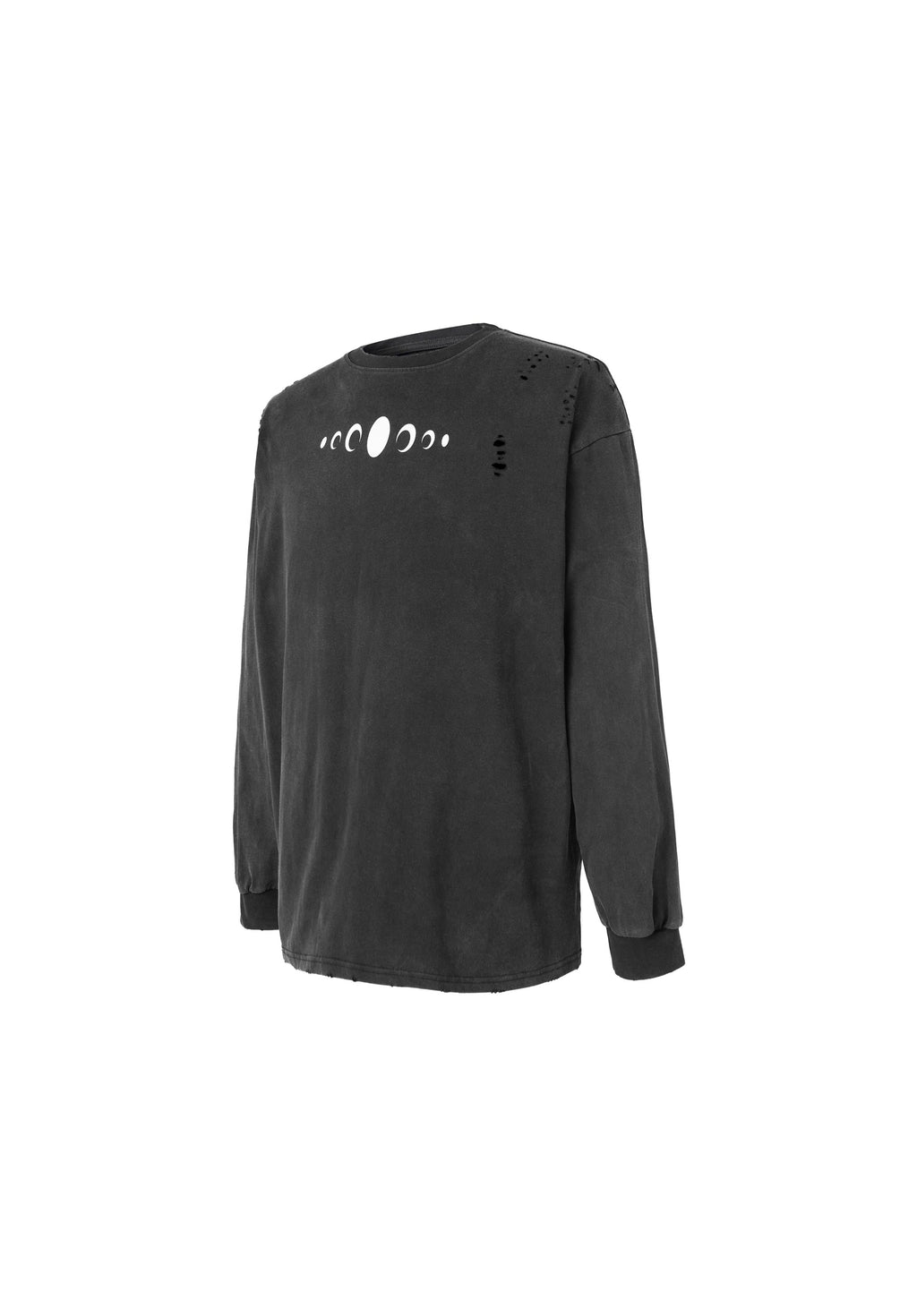 KARMANISTIC Standard Logo Washed Distressed Long Sleeve Tee