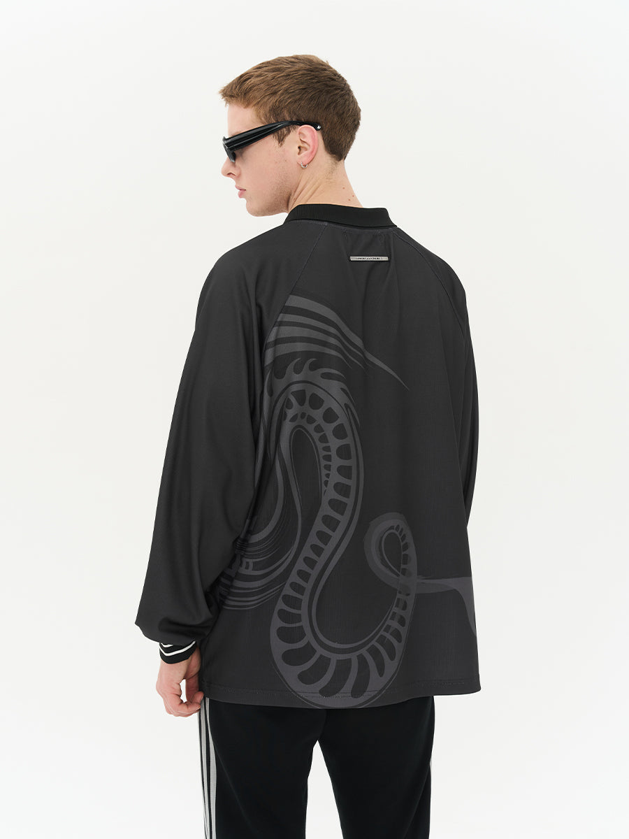 Harsh and Cruel Dragon Logo Jersey Shirt