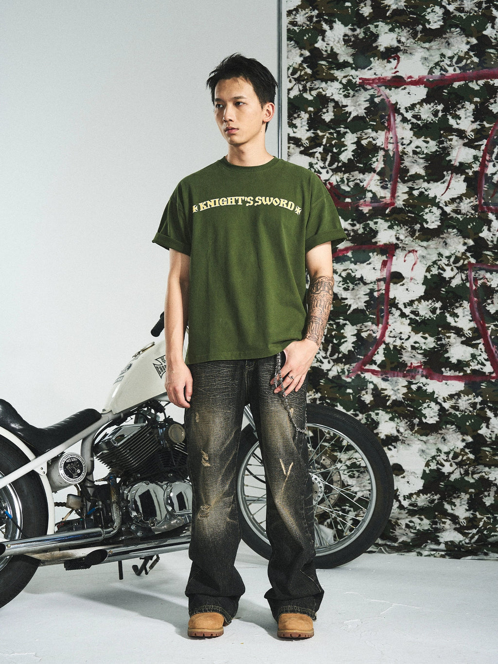RUSURE Knights Sword Print Tee