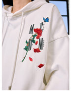MEDM Rose Interspersed Logo Hoodie