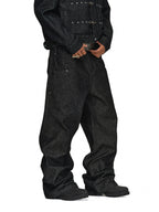 ANTIDOTE Studded Slash Pocket 3D Cut Jeans