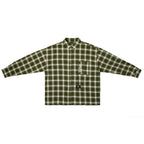 PRBLMS Plaid Patch Pocket  Long Sleeved Shirt