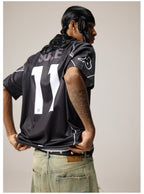 Remedy Emoalone Print Inspired Soccer Jersey Polo Shirt